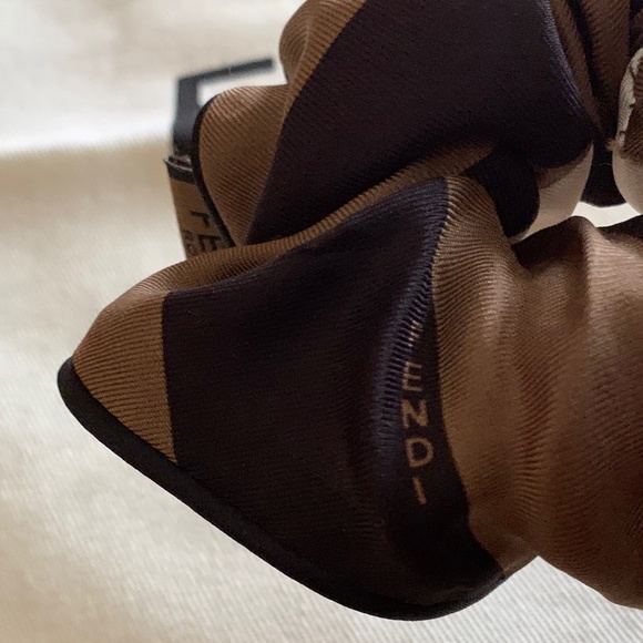 Authentic Fendi Silk Scrunchie - Picture 4 of 7